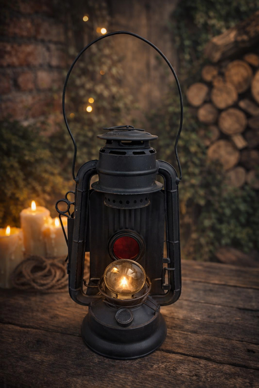 Vintage 12" Dietz Junior Cold Blast Wagon Lantern New York